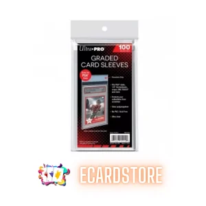 100 UP Graded Card Sleeves Protèges Boîtier PSA/Beckett