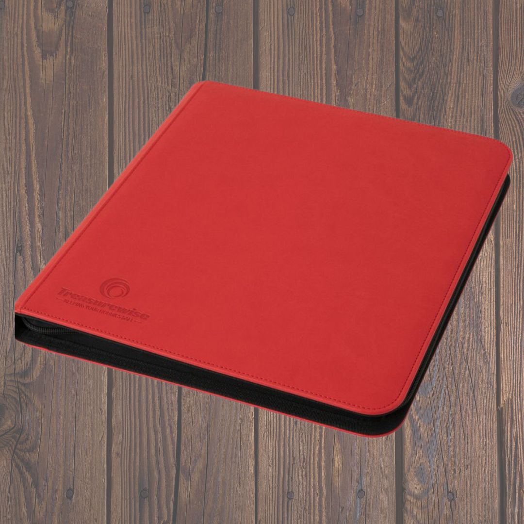 TreasureWise – WiseGuard XL Zip Binder 12 cases – Rouge