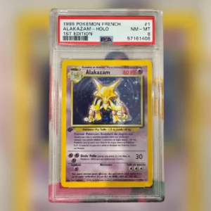 Alakazam Holo SDB Edition 1 Français PSA 8